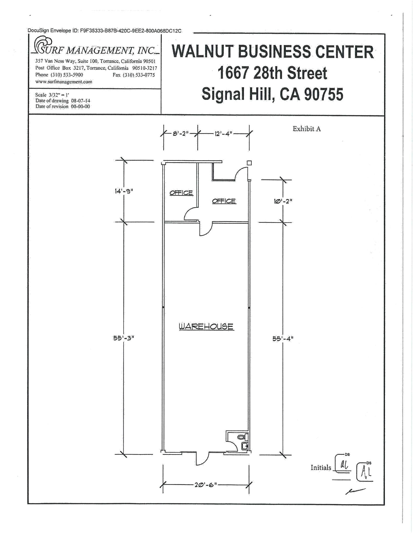 1653-1679 E 28th St, Signal Hill, CA à louer Plan de site- Image 1 de 4