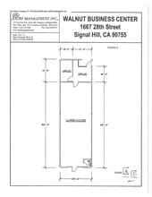 1653-1679 E 28th St, Signal Hill, CA à louer Plan de site- Image 1 de 4