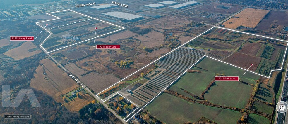 Milton Industrial Development Lands portfolio of 2 properties for sale on LoopNet.ca - Aerial - Image 1 of 4