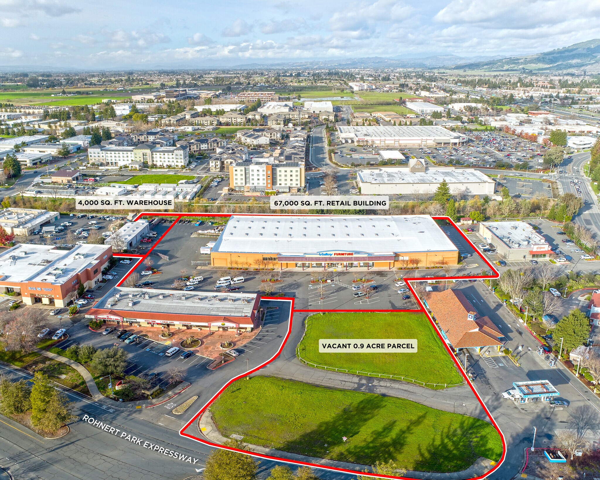 380-390 Rohnert Park Expressway West portfolio of 2 properties for sale on LoopNet.ca Aerial- Image 1 of 13