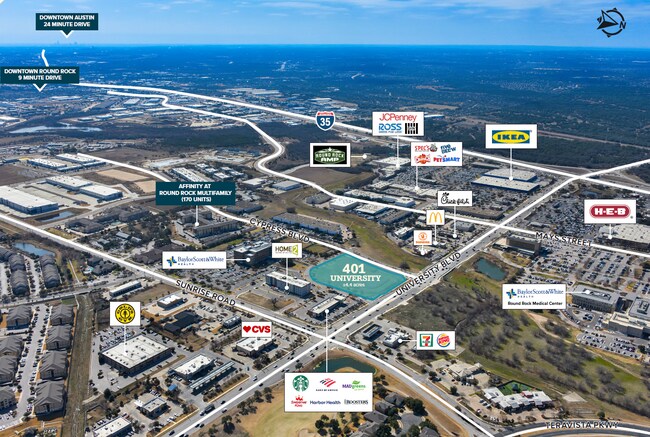 Plus de détails pour 401 University Boulevard, Round Rock, TX - Terrain à vendre