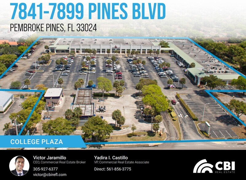 7841-7899 Pines Blvd, Pembroke Pines, FL for sale - Building Photo - Image 1 of 5