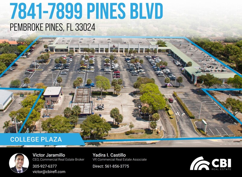 7841-7899 Pines Blvd, Pembroke Pines, FL à vendre - Photo du b timent - Image 1 de 1