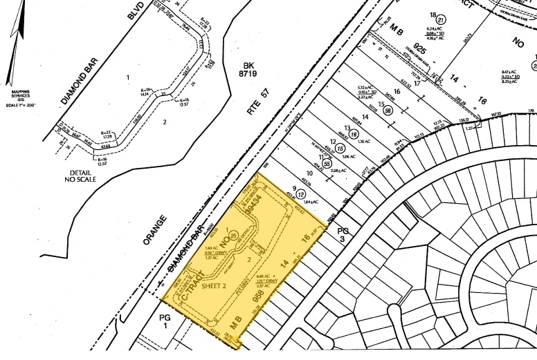 706 N Diamond Bar Blvd, Diamond Bar, CA for sale - Plat Map - Image 2 of 6
