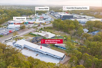 28 Mitchell Dr, East Maitland, NSW - Aérien  Vue de la carte