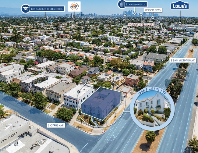 Plus de détails pour 1296 S Citrus Ave, Los Angeles, CA - Multi-résidentiel à vendre