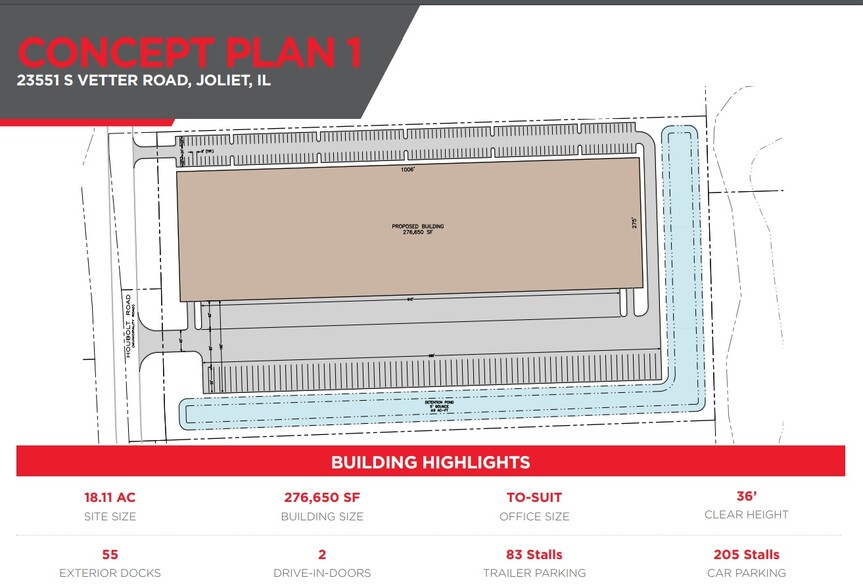 23551 S Vetter Rd, Elwood, IL à vendre - Plan d’étage - Image 2 de 2