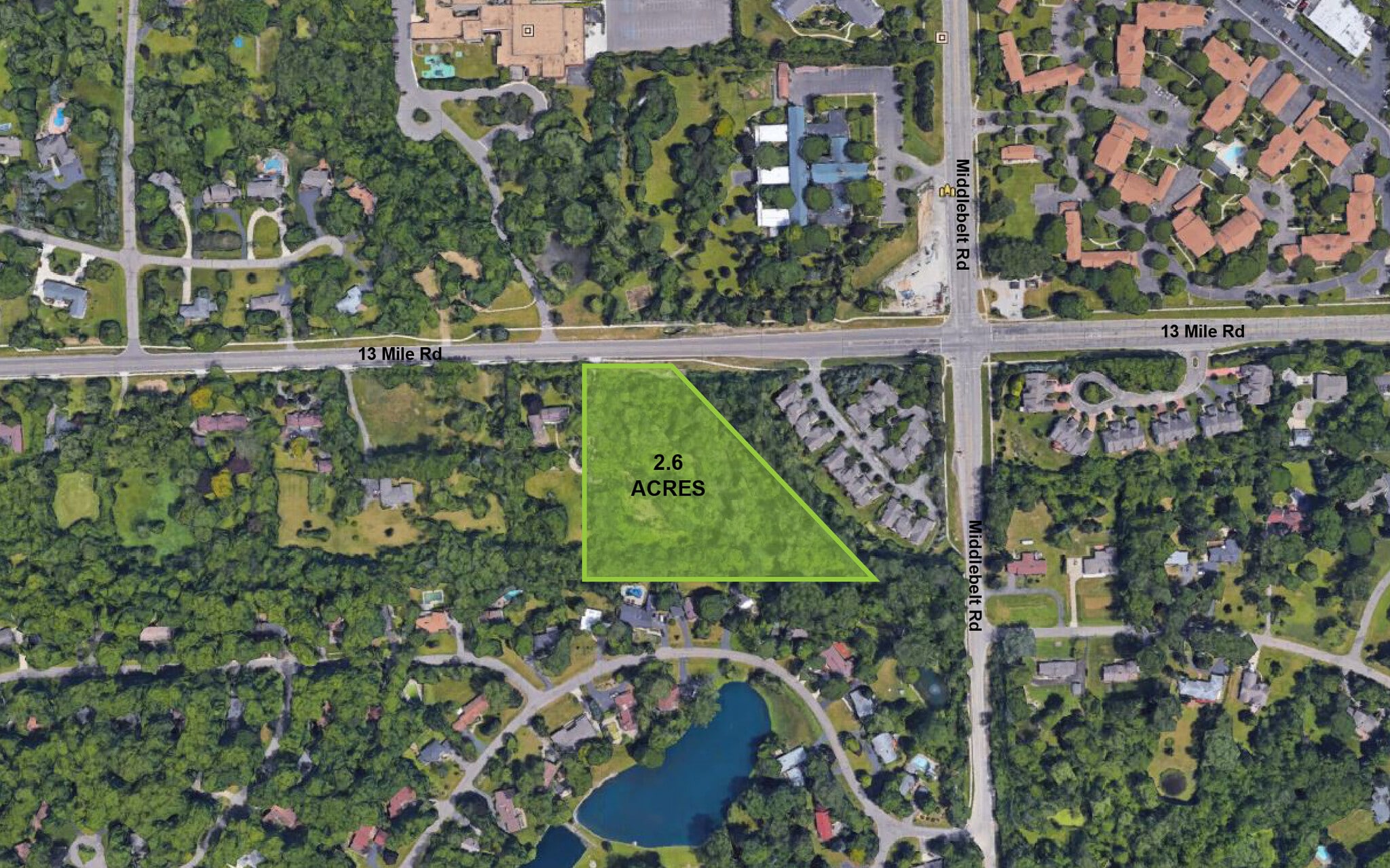 13 Mile & Middlebelt, Farmington Hills, MI à vendre Aérien- Image 1 de 3