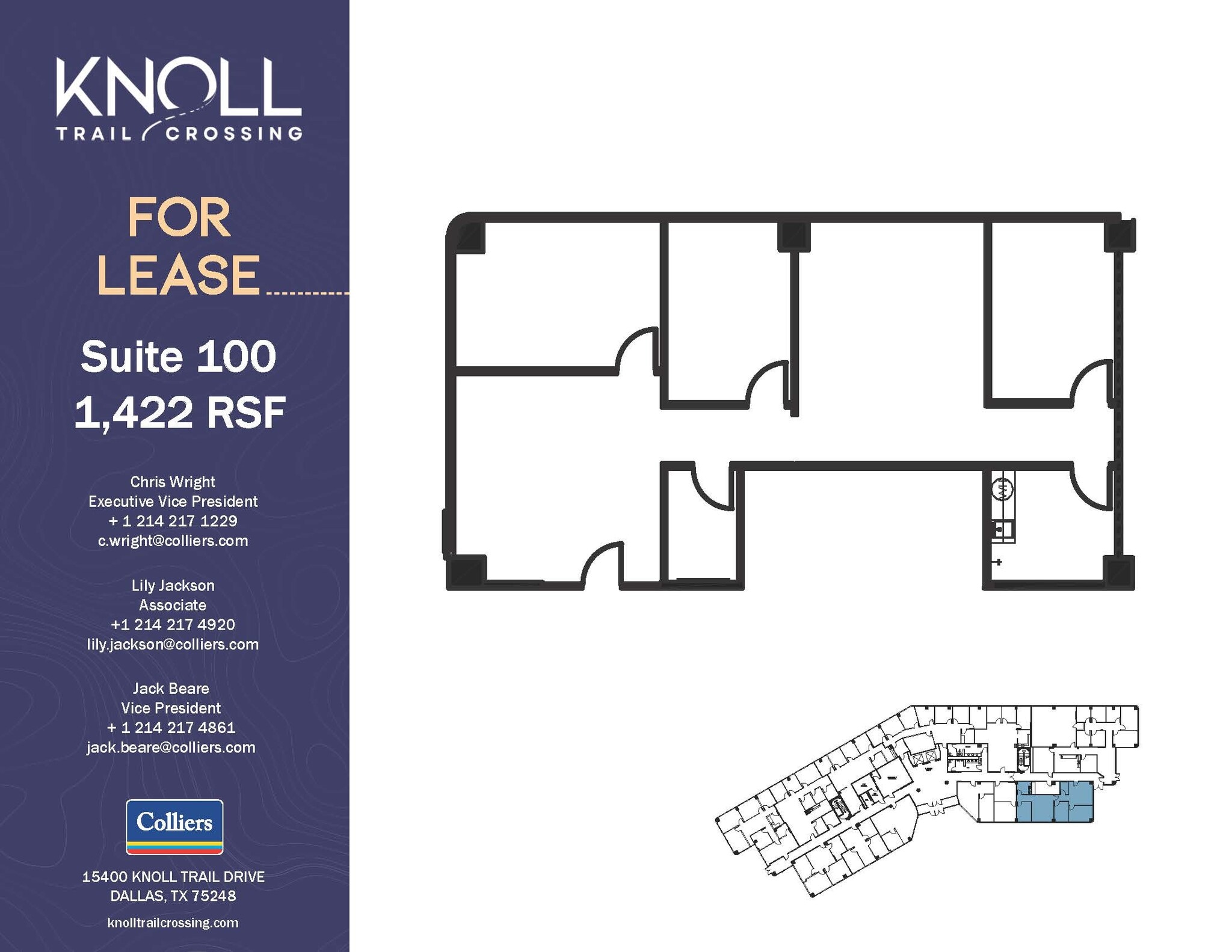 15400 Knoll Trail Dr, Dallas, TX for lease Floor Plan- Image 1 of 1