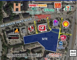 Plus de détails pour 2803 NE Green Oaks Blvd, Grand Prairie, TX - Terrain à vendre