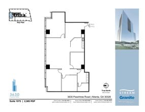 3630 Peachtree Rd NE, Atlanta, GA for lease Floor Plan- Image 1 of 1