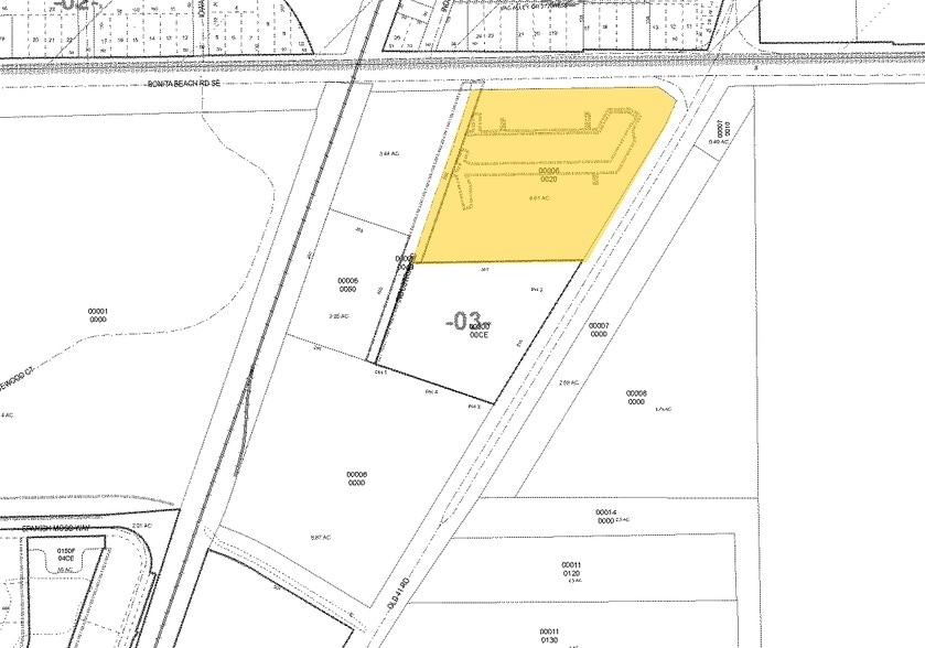 10341-10351 Bonita Beach Rd SE, Bonita Springs, FL for lease - Plat Map - Image 2 of 21