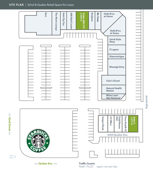 4414 82nd St, Lubbock, TX for lease - Site Plan - Image 3 of 9