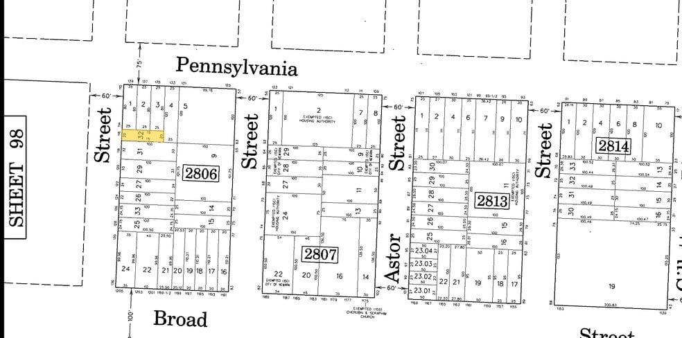 116 Wright St, Newark, NJ à vendre - Plan cadastral - Image 3 de 18