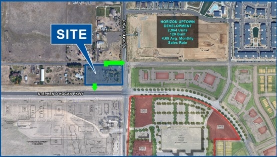 NWC Stephen D Hogan Pkwy & Picadilly Road - LAND, Aurora, CO for lease Primary Photo- Image 1 of 2
