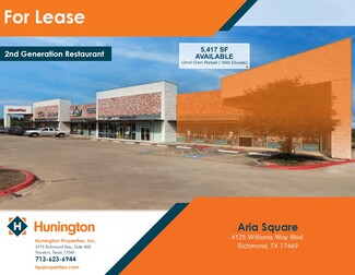 Plus de détails pour 4125 Williams Way Blvd, Richmond, TX - Vente au détail à louer