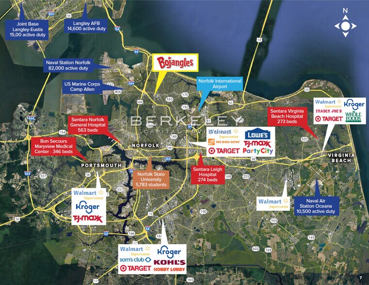 7519 Tidewater Dr, Norfolk, VA à vendre - Photo du bâtiment - Image 3 de 3