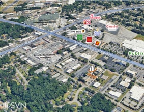 121 Edinburgh Ct, Greenville, SC - Aerial  map view