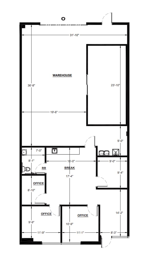 4215 E McDowell Rd, Mesa, AZ à louer Plan d’étage- Image 1 de 1
