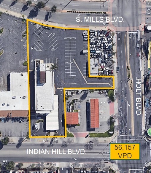 550 Indian Hill Blvd, Pomona, CA à louer Aérien- Image 1 de 3