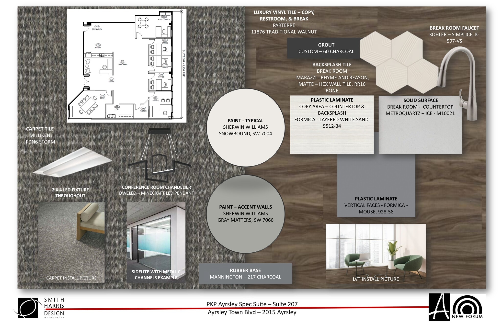 2015 Ayrsley Town Blvd, Charlotte, NC for lease Site Plan- Image 1 of 4