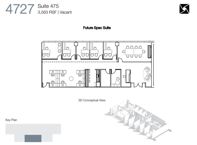 4747 Executive Dr, San Diego, CA à louer Plan d’étage- Image 1 de 1