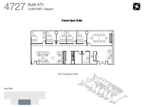 4747 Executive Dr, San Diego, CA à louer Plan d’étage- Image 1 de 1
