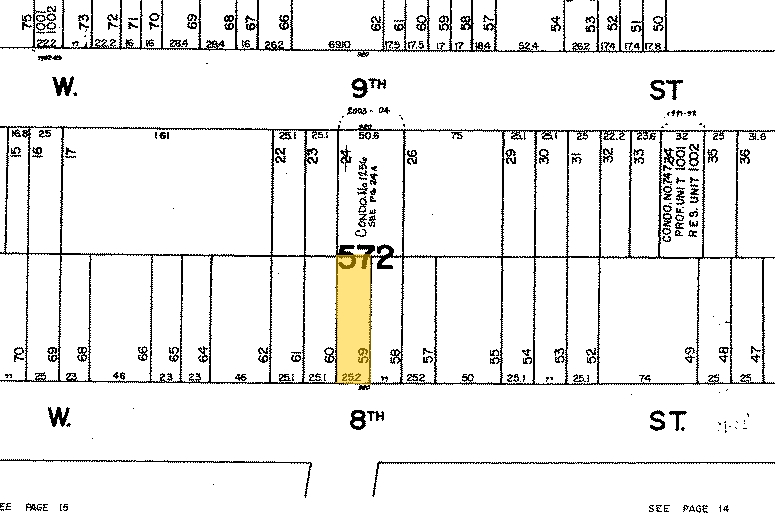 31 W 8th St, New York, NY à vendre - Plan cadastral - Image 1 de 1