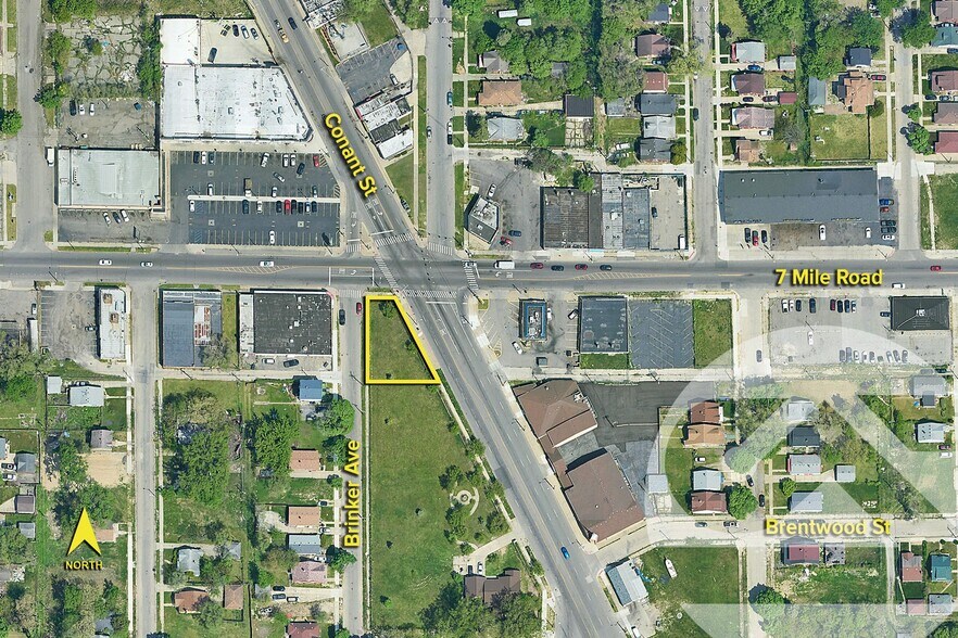 2904 E 7 Mile Rd, Detroit, MI à vendre - Photo du bâtiment - Image 1 de 1