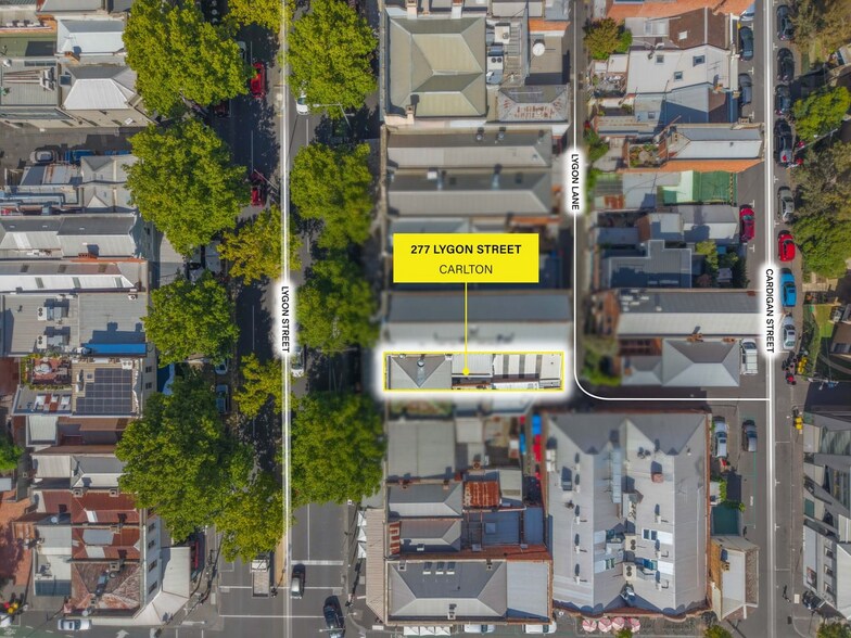 277 Lygon St, Carlton North à vendre - Aérien - Image 3 de 11