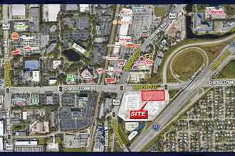 Cypress Creek Rd & North Andrews Ave, Fort Lauderdale, FL - Aérien  Vue de la carte