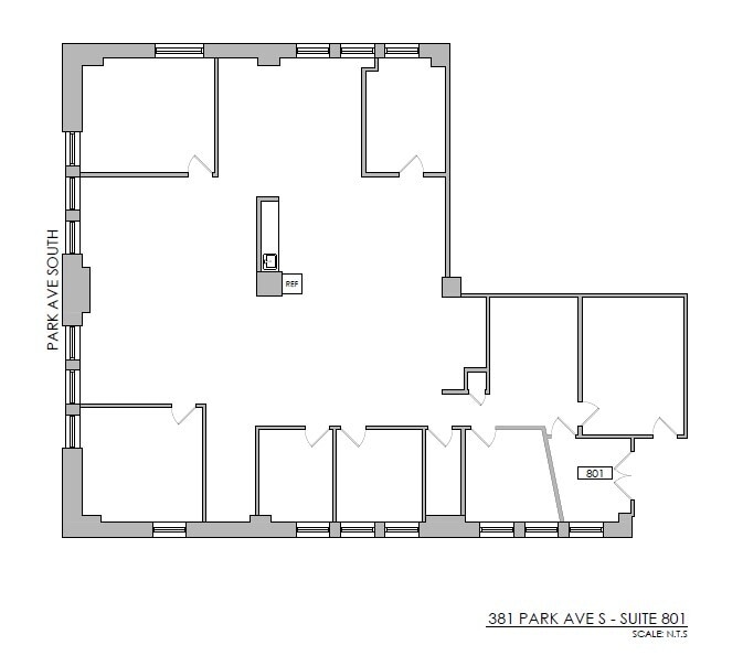 381 Park Ave S, New York, NY à louer Plan d’étage- Image 1 de 1