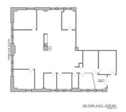 381 Park Ave S, New York, NY à louer Plan d’étage- Image 1 de 1