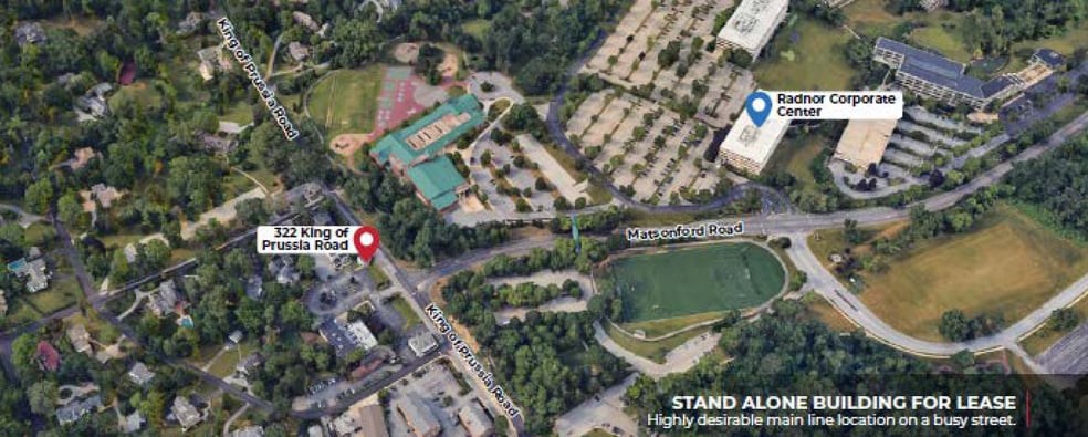 322 King of Prussia Rd, Radnor, PA for lease - Building Photo - Image 2 of 4