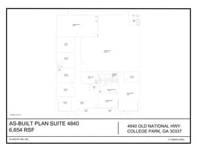 4810-4820 Old National Hwy, Atlanta, GA for lease Site Plan- Image 1 of 2