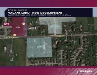Plus de détails pour 16563 22 Mile Rd, Macomb Township, MI - Terrain à vendre