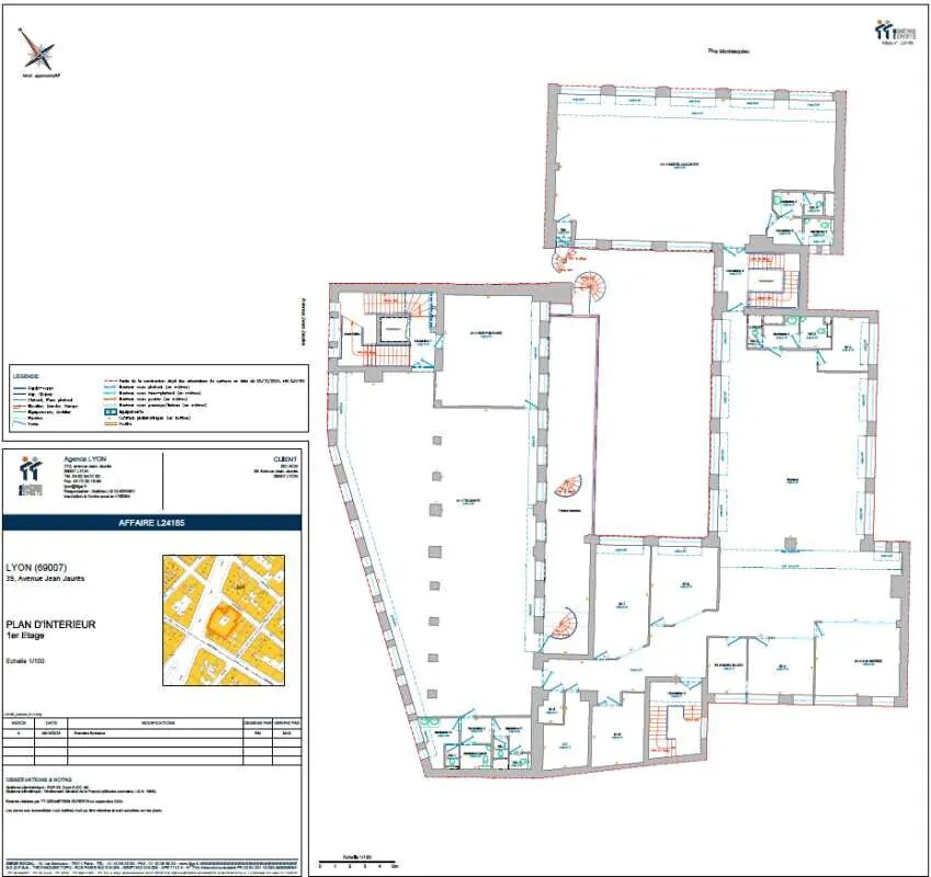 39 Avenue Jean Jaurès, Lyon, RHO 69007 - Unit 8 - - Floor Plan - Image 2 of 13