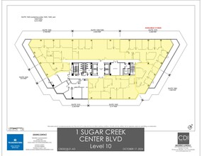 1 Sugar Creek Center Blvd, Sugar Land, TX à louer Plan d’étage- Image 1 de 1