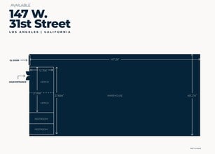147 W 31st St, Los Angeles, CA for sale Floor Plan- Image 1 of 1