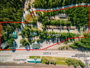 12555 US Highway 2, West Glacier, MT - Aerial  map view