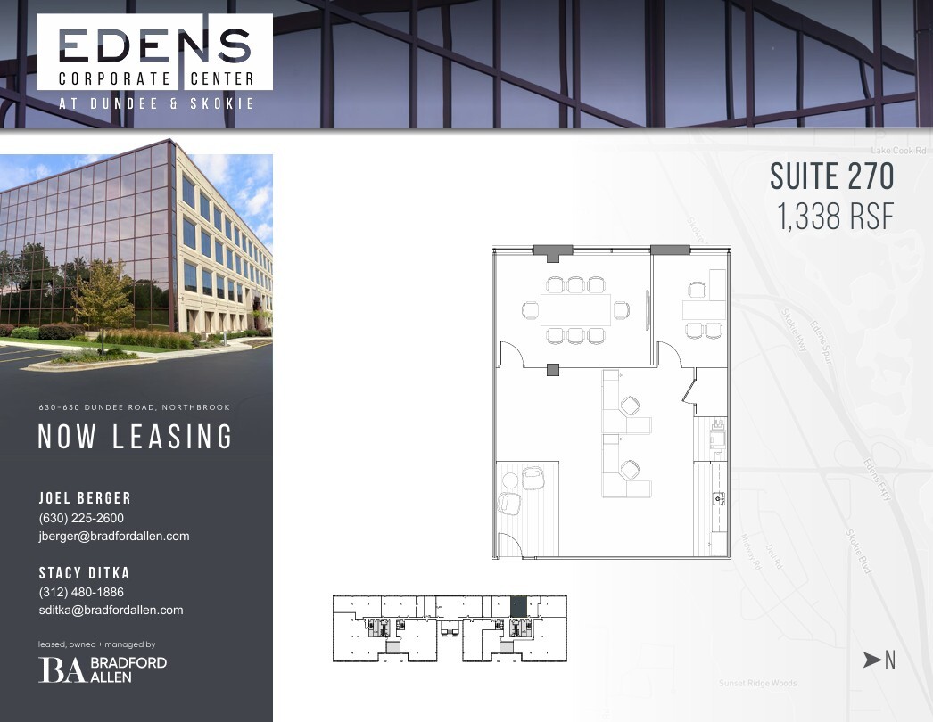 630-650 Dundee Rd, Northbrook, IL for lease Floor Plan- Image 1 of 1