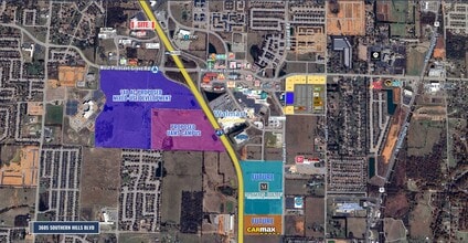 3605 W Southern Hills Blvd, Rogers, AR - Aérien  Vue de la carte - Image1