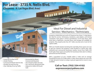 Plus de détails pour 3735 N Nellis Blvd, Las Vegas, NV - Vente au détail à louer