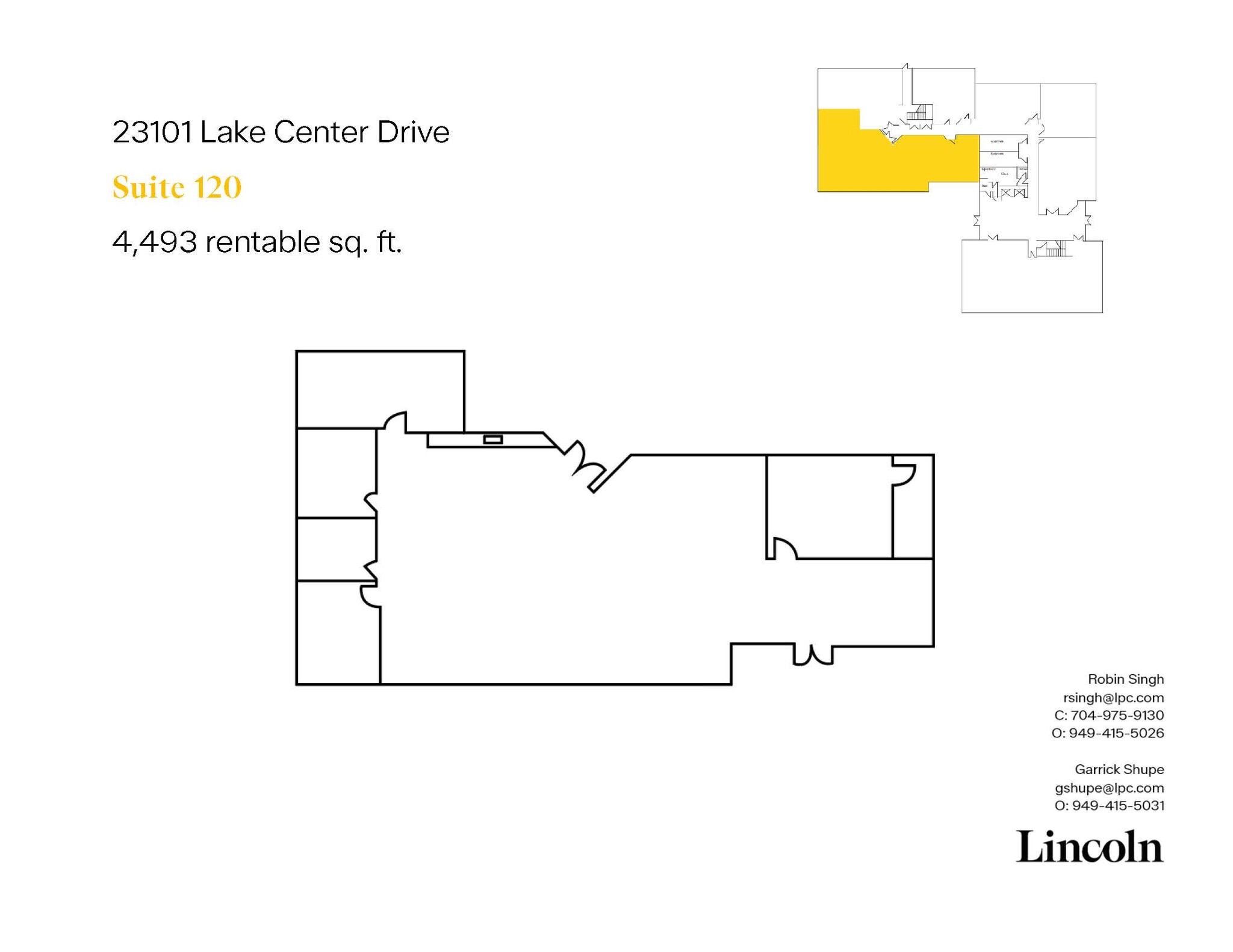 23101 Lake Center Dr, Lake Forest, CA for lease Floor Plan- Image 1 of 1