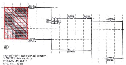 14601 N 27th Ave, Plymouth, MN for lease Floor Plan- Image 2 of 2