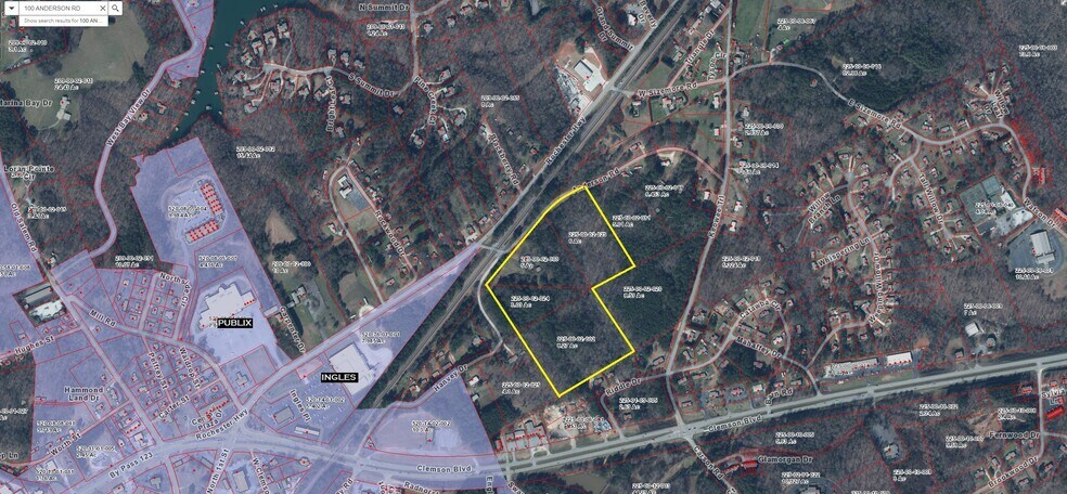 100 Anderson Rd, Seneca, SC à vendre - Aérien - Image 2 de 3