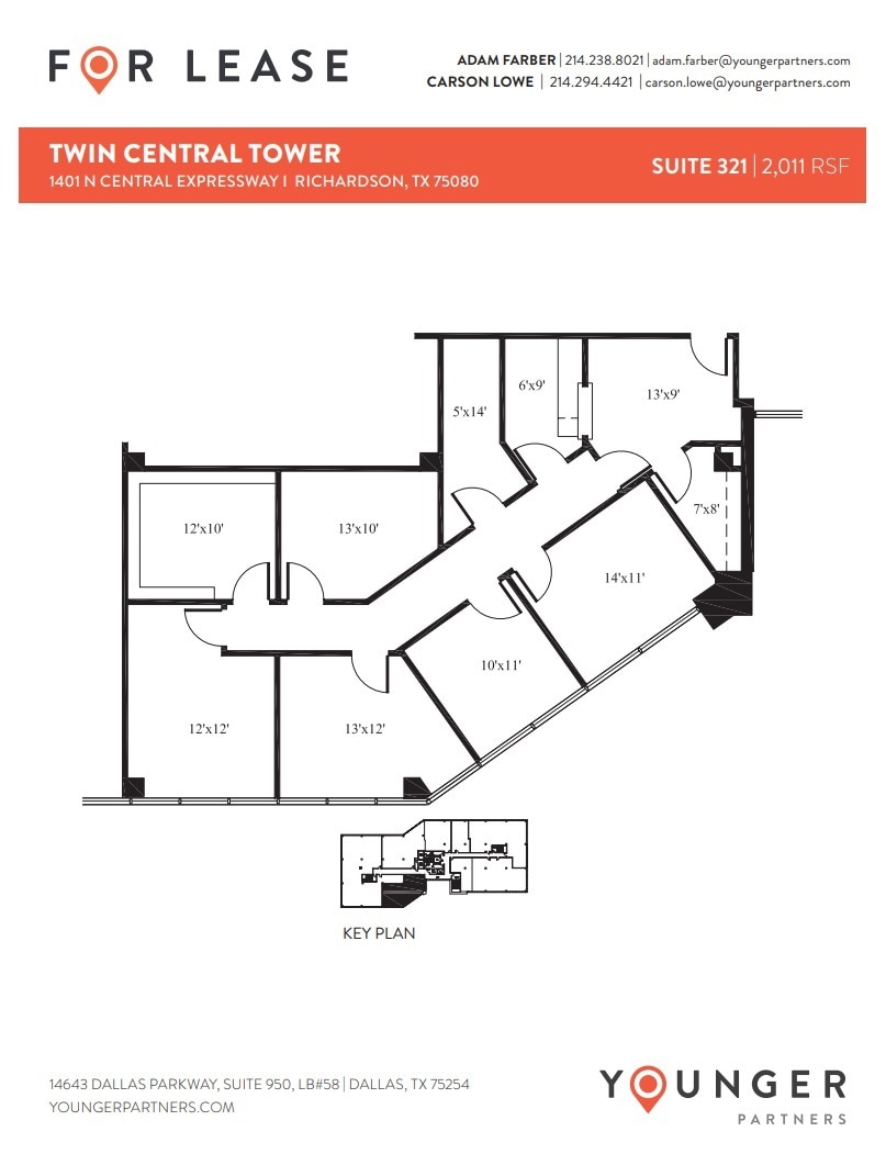 1401 N Central Expy, Richardson, TX for lease Floor Plan- Image 1 of 1