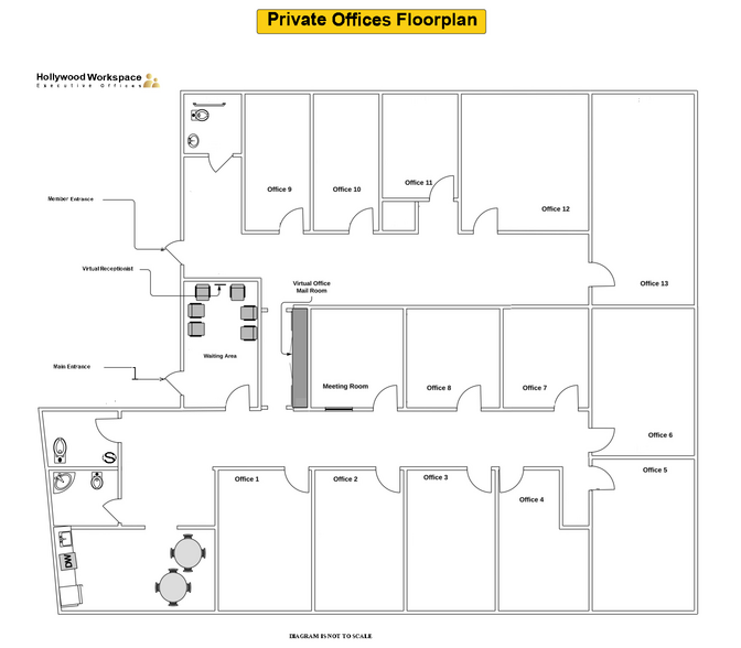 4624 Hollywood Blvd, Hollywood, FL à louer - Plan d  tage - Image 3 de 13