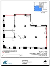 55 York St, Toronto, ON for lease Floor Plan- Image 2 of 2
