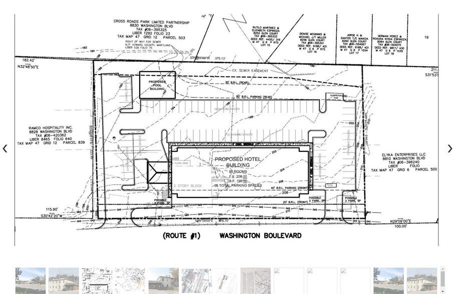 8826 Washington Blvd, Jessup, MD à vendre - Plan de site - Image 2 de 2